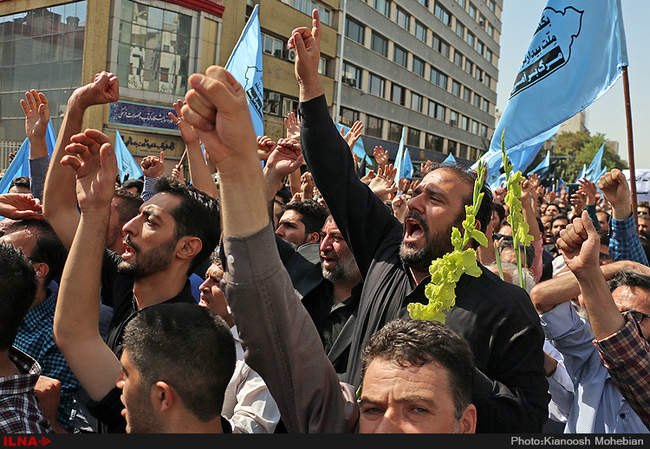 مراسم تشییع پیکر جان‌ باختگان فاجعه منا در تهران/2