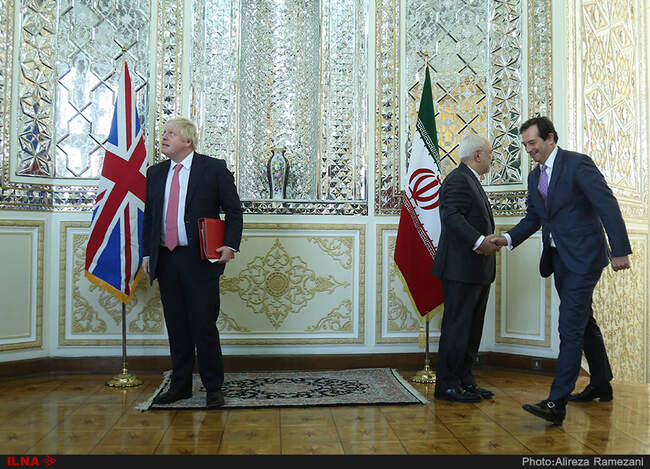 دیدار وزرای خارجه انگلیس و ایران