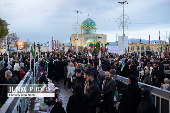 آئین تحویل سال در مزار شهدای قزوین