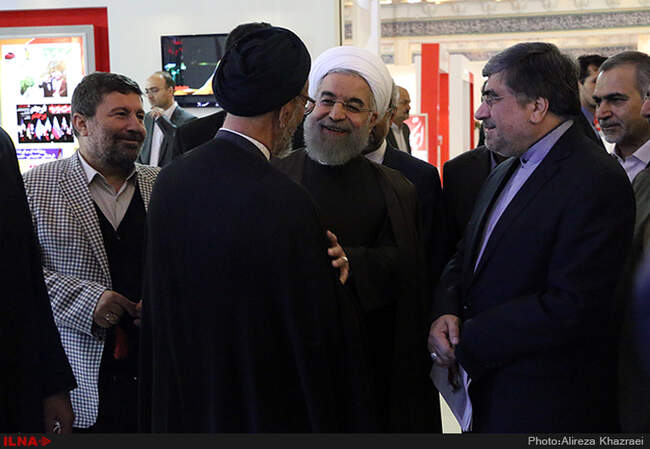 بازدید رییس جمهوری از نمایشگاه مطبوعات 