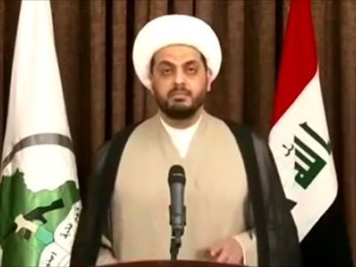دعوت شیخ خزعلی از حشد الشعبی برای کمک به تأمین امنیت مرزی