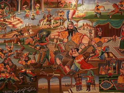 آماری از تعداد و وضعیت نقاشی‌‌های قهوه‌خانه‌ای در مخازن موزه‌ها وجود ندارد/ چرا موزه نقاشی قهوه‌خانه‌ای نداریم؟