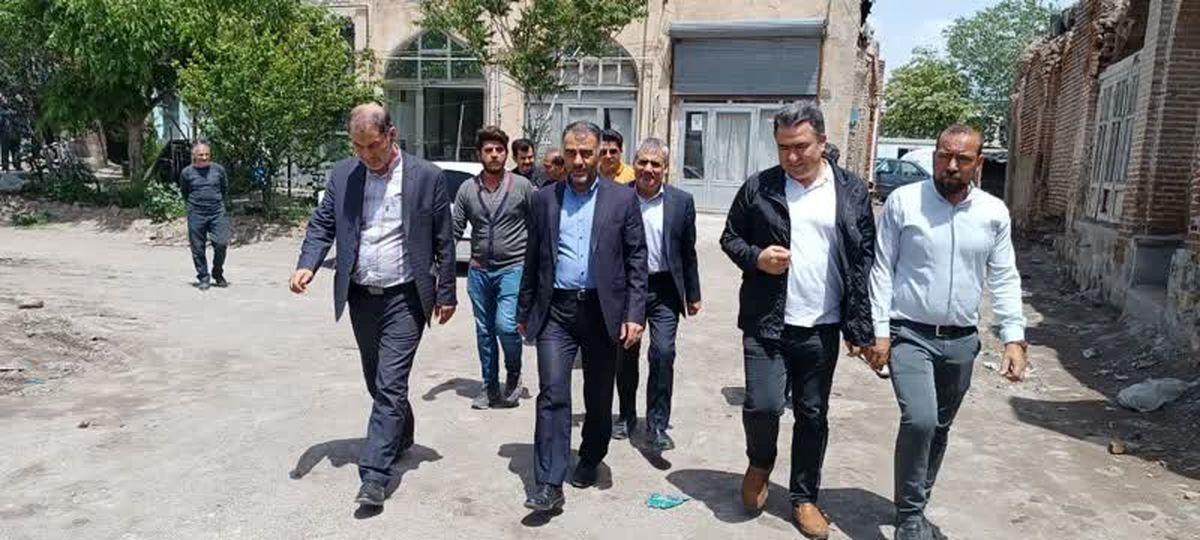   مرمت سرای تاریخی زنجیر لو اردبیل درحال تکمیل شدن است
