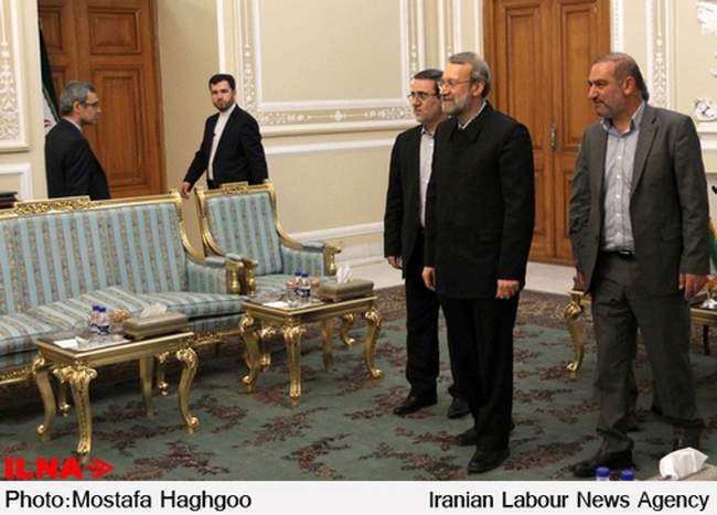 دیدار های رئیس مجلس شورای اسلامی