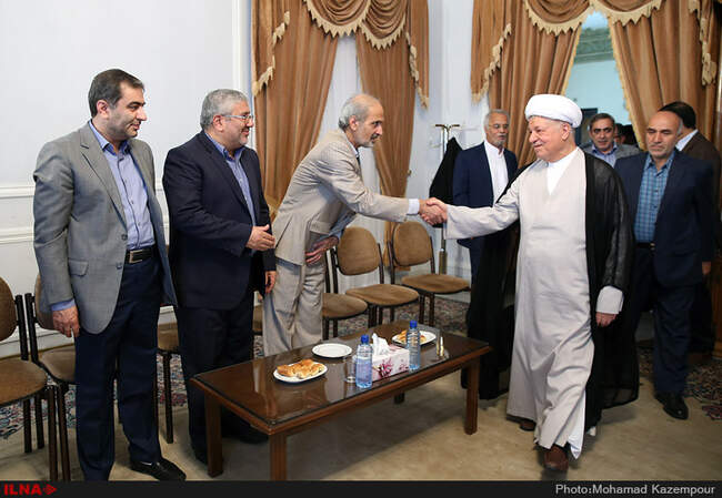 دیدار فرماندهان هشت سال دفاع مقدس با آیت الله هاشمی رفسنجانی
