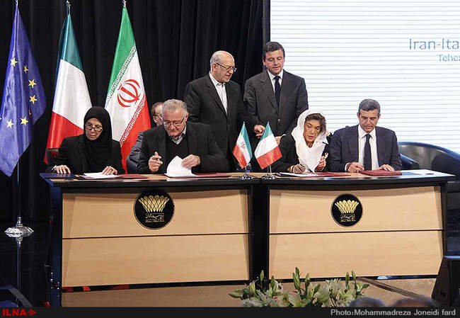 نشست مشترک تجار و صاحبان صنایع ایران و ایتالیا