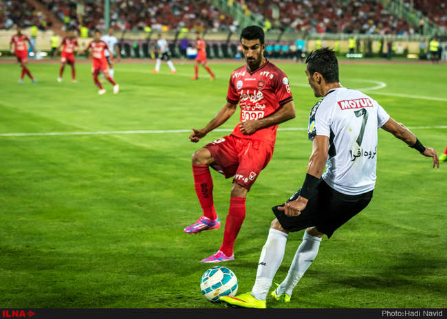 جام خلیج فارس - لیگ برتر فوتبال: پرسپولیس تهران - صبای قم 