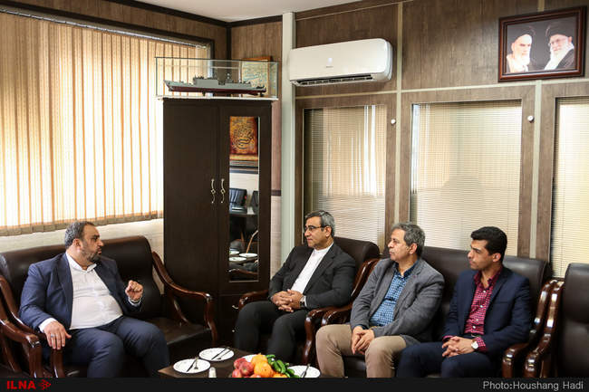 حضور غلامحسین مظفری مدیرعامل منطقه آزاد کیش در ایلنا