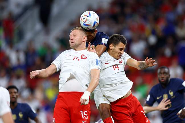 گزارش تصویری بازی فرانسه و لهستان