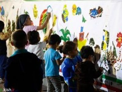 برگزاری مسابقه هر پنجشنبه نقاشی در جزیره کیش