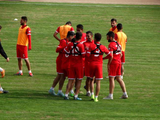 گزارش تصویری تمرین امروز نساجی