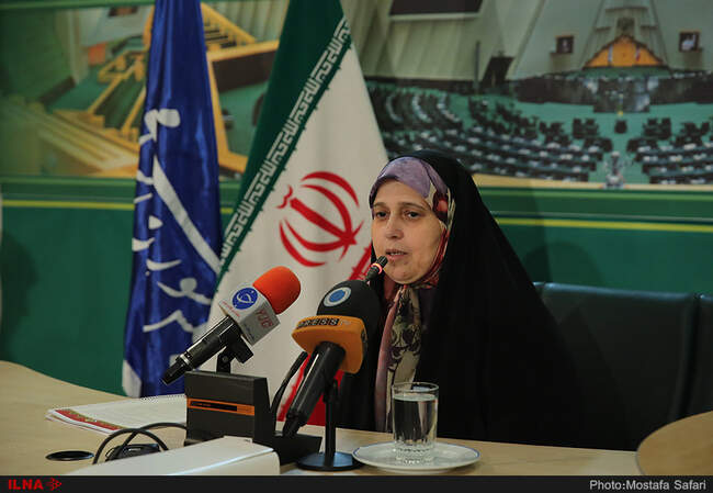  نشست خبری پروانه سلحشوری رییس فراکسیون زنان مجلس