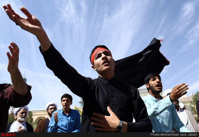  تجمع روحانیون و طلاب حوزه علمیه قم در اعتراض به حادثه منا