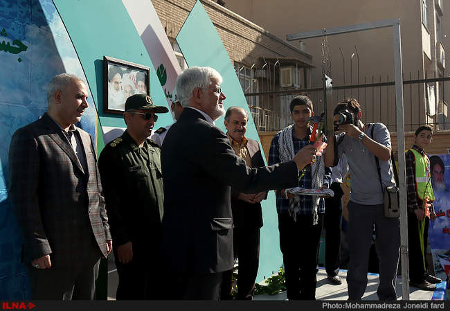 مراسم بازگشایی مدارس با حضور عارف