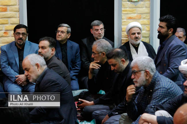 مراسم گرامیداشت شهدای حمله رژیم صهیونیستی به زندان اوین