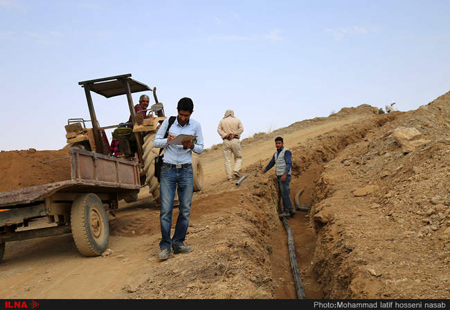 عملیات گازرسانی به روستاهای کوهستانی و صعب العبور سنندج