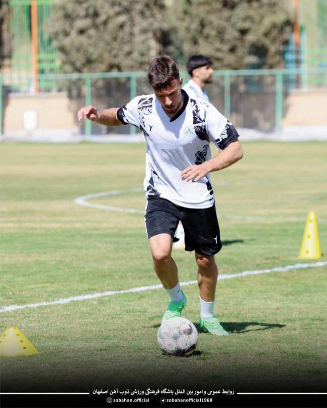 گزارش تصویری تمرین ذوب‌آهن اصفهان