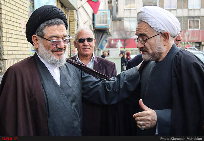 مراسم ختم مادر زهرا رهنورد