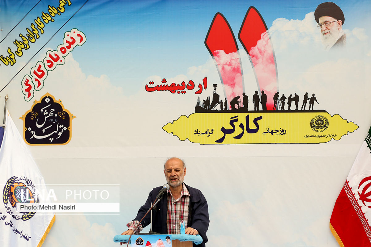 سخنان علیرضا محجوب (دبیرکل خانه‌کارگر) در روز کارگر 