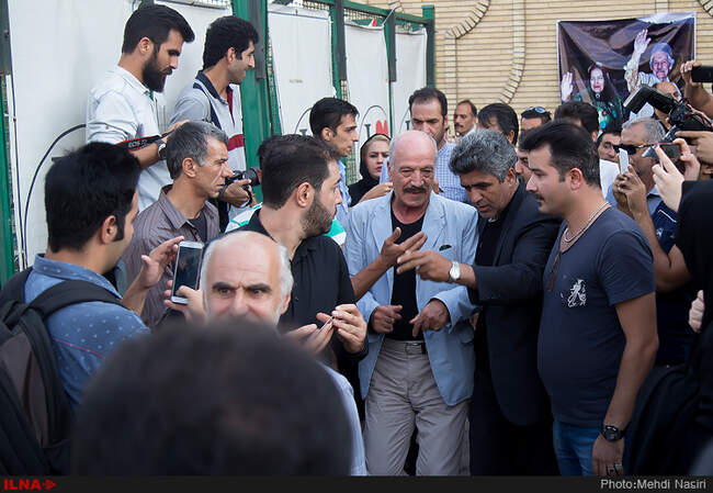 مراسم بزرگداشت داود رشیدی در مسجد بلال