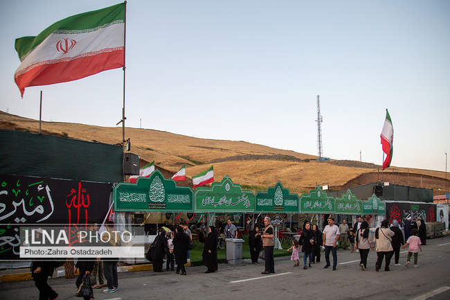 عبور زائران اربعین حسینی از مرز تمرچین