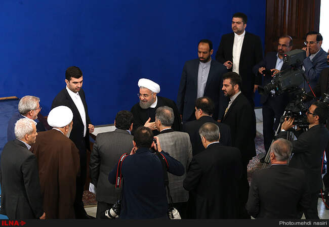 دیدار معاونین و مدیران ارشد بنیاد مسکن انقلاب با رئیس جمهور