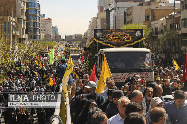  مراسم راهپیمایی روز قدس در تهران