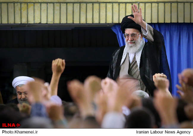 دیدار مسئولان نظام و سفرای کشورهای اسلامی با رهبر معظم انقلاب