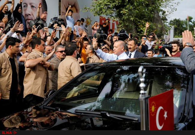 پیروزی رجب طیب اردوغان در انتخابات ترکیه‎