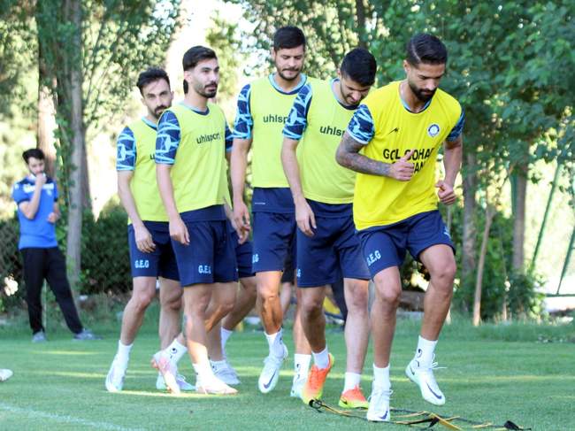 گزارش تصویری تمرین امروز گل گهر سیرجان