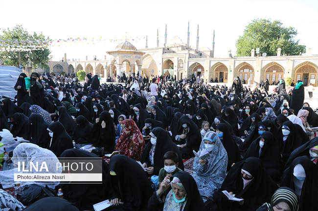 مراسم دعای عرفه در استان قزوین