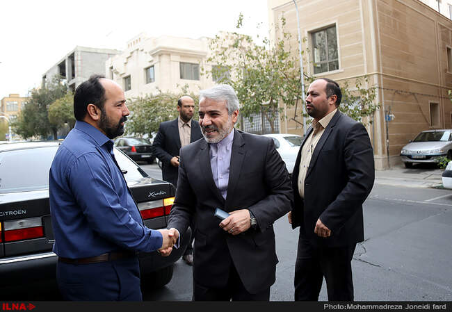 حضور محمدباقر نوبخت سخنگوی دولت در خبرگزاری کارایران( ایلنا) 