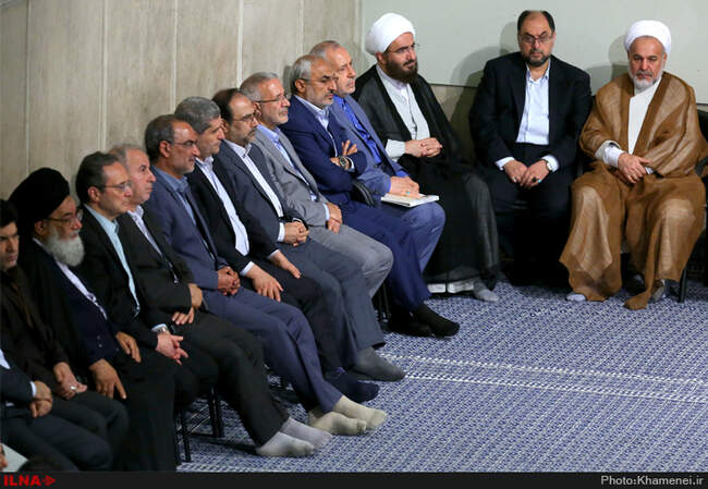 دیدار معلمان و فرهنگیان با رهبر انقلاب اسلامی 
