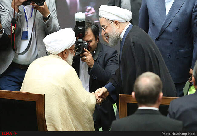 حواشی مراسم تحلیف دوازدهمین دوره ریاست جمهوری به روایت تصویر