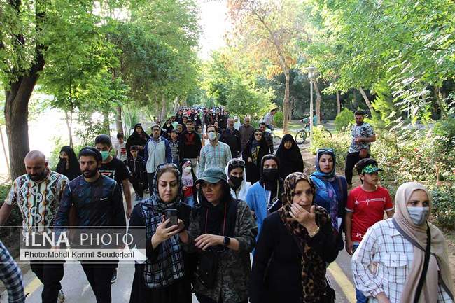همایش پیاده روی ایرانیان در اصفهان 