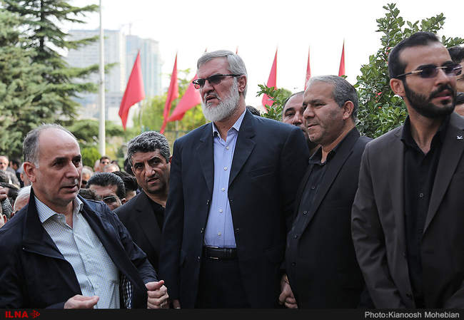 مراسم تشییع پیکر بهرام شفیع