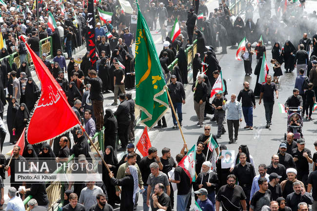 مراسم تشییع شهدای اقتدار - تهران / 1