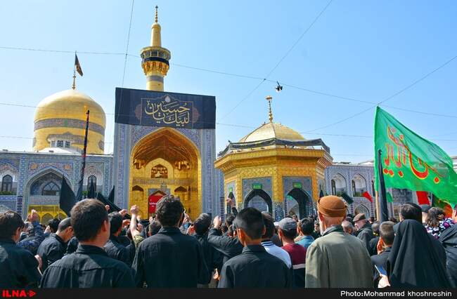 عزاداری عاشورای حسینی در مشهد مقدس