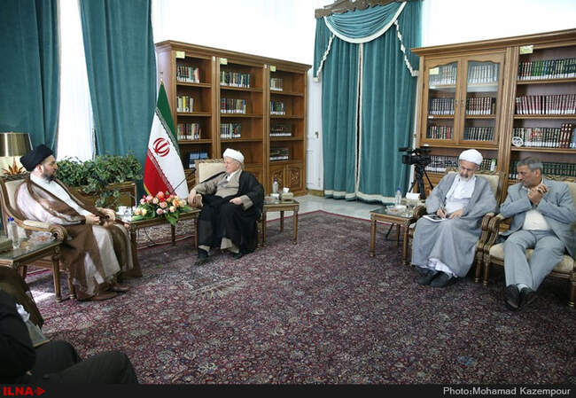دیدار رئیس مجلس اعلای عراق با آیت الله هاشمی رفسنجانی