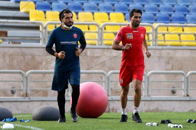 گزارش تصویری از تمرینات پرسپولیس