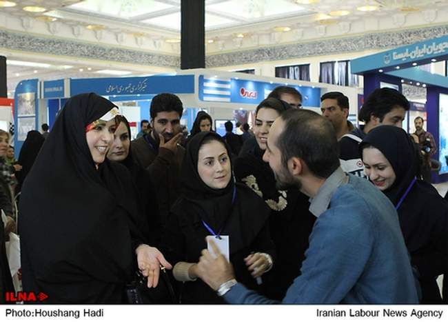 غرفه ایلنا در هفتمین روز نمایشگاه مطبوعات
