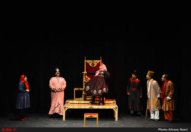 نمایش شب بازی ملک دارا-قزوین