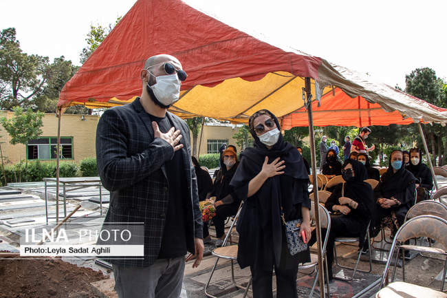 آیین تشییع و خاکسپاری پیکر مرحومه شهلا ناظریان 