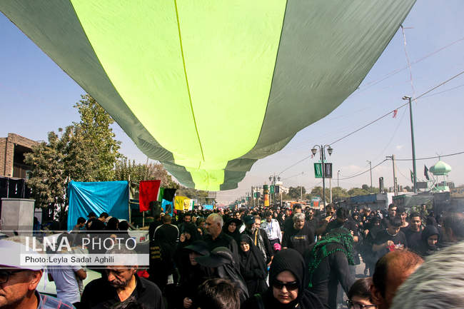 مراسم راهپیمایی جاماندگان اربعین حسینی در تهران