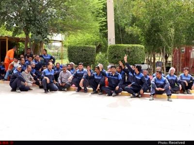  اعتصاب و تجمع کارگران شرکت عملیات غیر صنعتی صنایع پتروشیمی در شهرستان ماهشهر