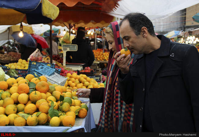 یک روز بارانی در بازار نوشهر