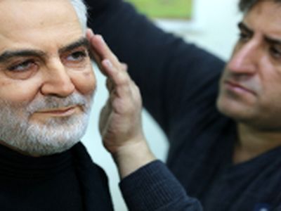 سازنده شبیه‌ترین تندیس «سردار شهید سلیمانی» به «فرمول یک» می‌رود