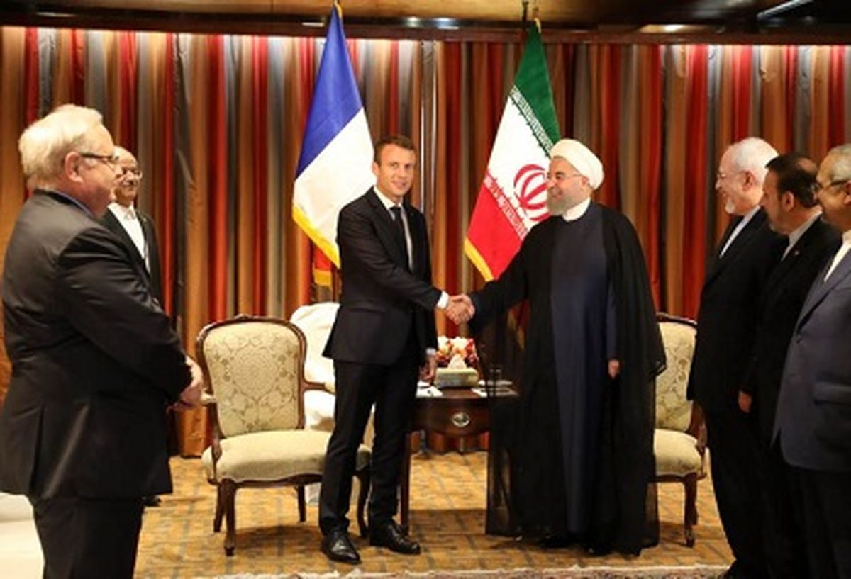 France, EU partners pressing US to moderate Iran bans, Macron tells Rouhani