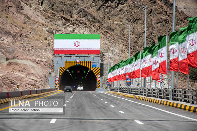 آیین بهره‌برداری از باند شرقی منطقه دو آزادراه تهران - شمال