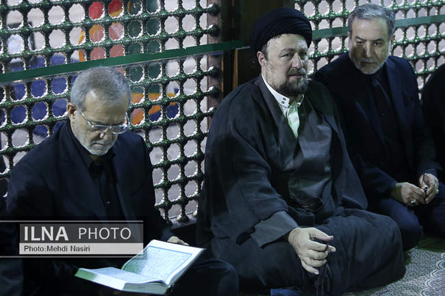 تجدید میثاق رئیس جمهور و هیئت دولت با آرمان‌های امام راحل